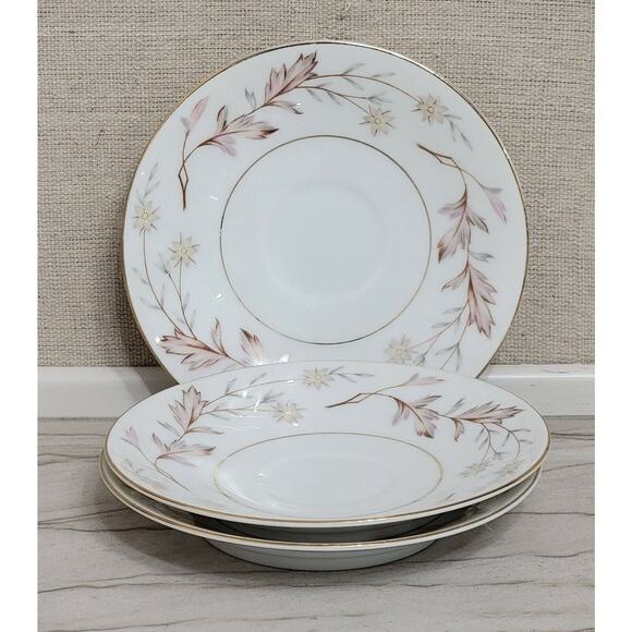 Vintage Mid-Century Modern MCM Harmony House WOODHUE 6" Saucers Set of 3 - Picture 1 of 4
